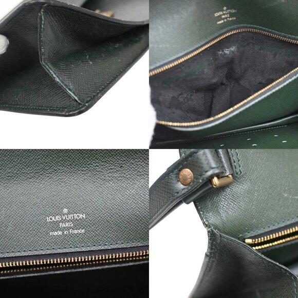 LOUIS VUITTON Pochette Kourad Clutch Hand Bag Taiga Leather GN M30194 02KC073 - Picture 15 of 16